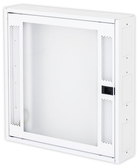 Foto: Daten Heimverteiler, 3-reihig, 44xTOOLLESS, 4x230V, RAL9003