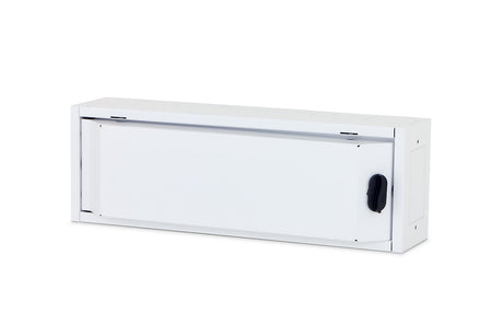 Elektro Heimverteiler, 1-reihig, 22TE, 500x166x110mm,RAL9003