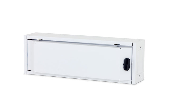 Elektro Heimverteiler, 1-reihig, 22TE, 500x166x110mm,RAL9003