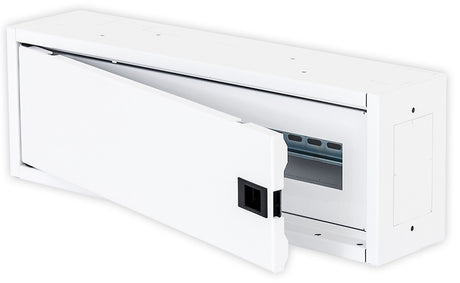 Foto: Elektro Heimverteiler, 1-reihig, 22TE, 500x166x110mm,RAL9003