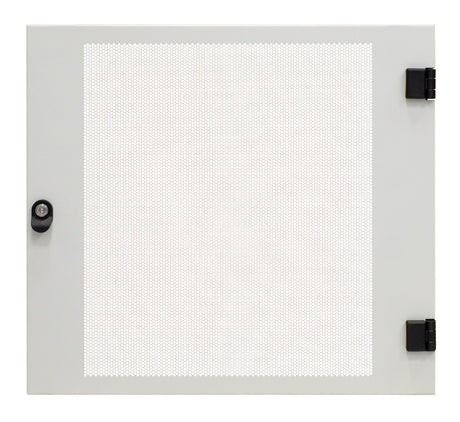 Foto: Metall-Tür perforiert 80% für DW-Schrank 4HE, B=600, RAL7035