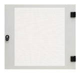 Foto: Metall-Tür perforiert 80% f. DW-Schrank 18HE, B=600, RAL7035