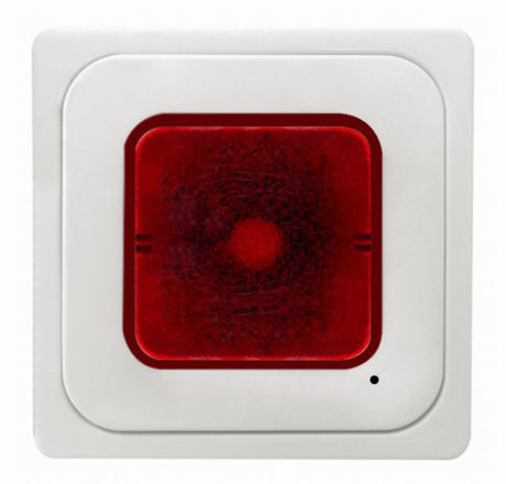 Foto: Lichtsignal E10 mit Zentralplatte und roter Haupe, reinweiß