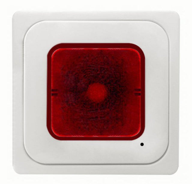 Foto: Lichtsignal E10 mit Zentralplatte und roter Haupe, reinweiß