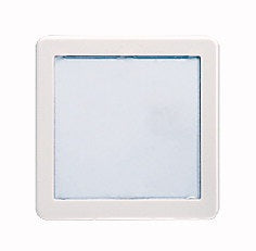 Foto: Wippe mit Schriftfeld 50x50 reinweiß