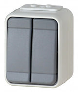 Foto: AP IP44 Serienschalter, Steckklemme, basaltgrau, Aqua-Top