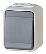 Foto: AP IP44 Taster, Steckklemme, basaltgrau, Aqua-Top