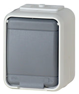 Foto: AP IP44 Steckdose, Steckklemme, basaltgrau, Aqua-Top