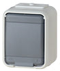 Foto: AP IP44 Steckdose, Steckklemme, basaltgrau, Aqua-Top