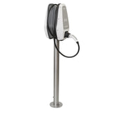 Standfuß für 2x CION, Edelstahl, barrierefrei (H130cm)