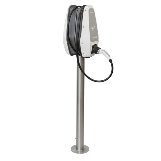 Standfuß für 2x CION, Edelstahl, barrierefrei (H130cm)