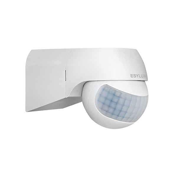 Bewegungsmelder für Wandmontage, 180°, Ø20m, IP44, weiß