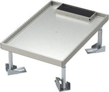 Foto: Doppelboden Deckel für Bodendose RB 7M, 265x178x100-145mm