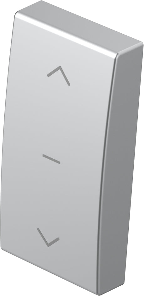 Schalterabdeckung mit Jalousiesymbol 1M, silber