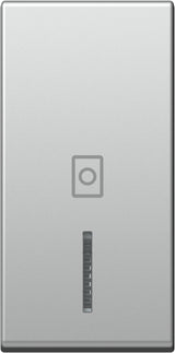 Schalterabdeckung mit Linse und Waschmaschinensymbol 1M