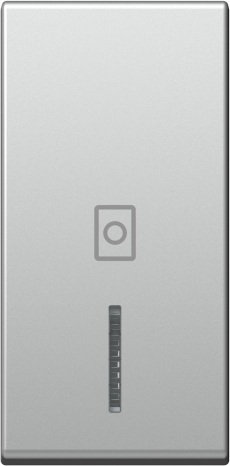 Schalterabdeckung mit Linse und Waschmaschinensymbol 1M