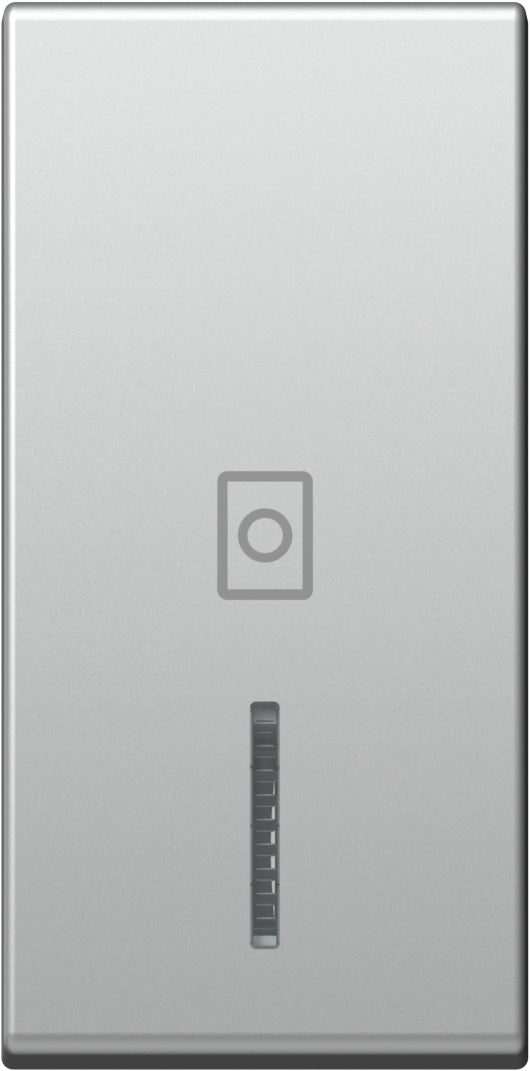 Schalterabdeckung mit Linse und Waschmaschinensymbol 1M