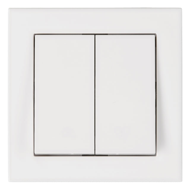 Foto: Set Serienschalter VISIO S 55 DESIGN CUBIC, Steckklemmen