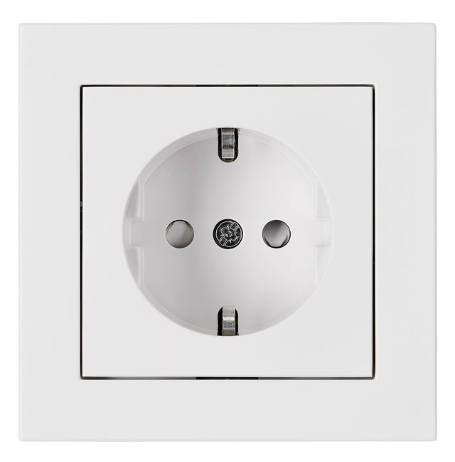Set Steckdose erhö. Berührungsschutz VISIO S 55 DESIGN CUBIC