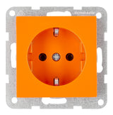 Steckdose, Schraubklemmen, orange