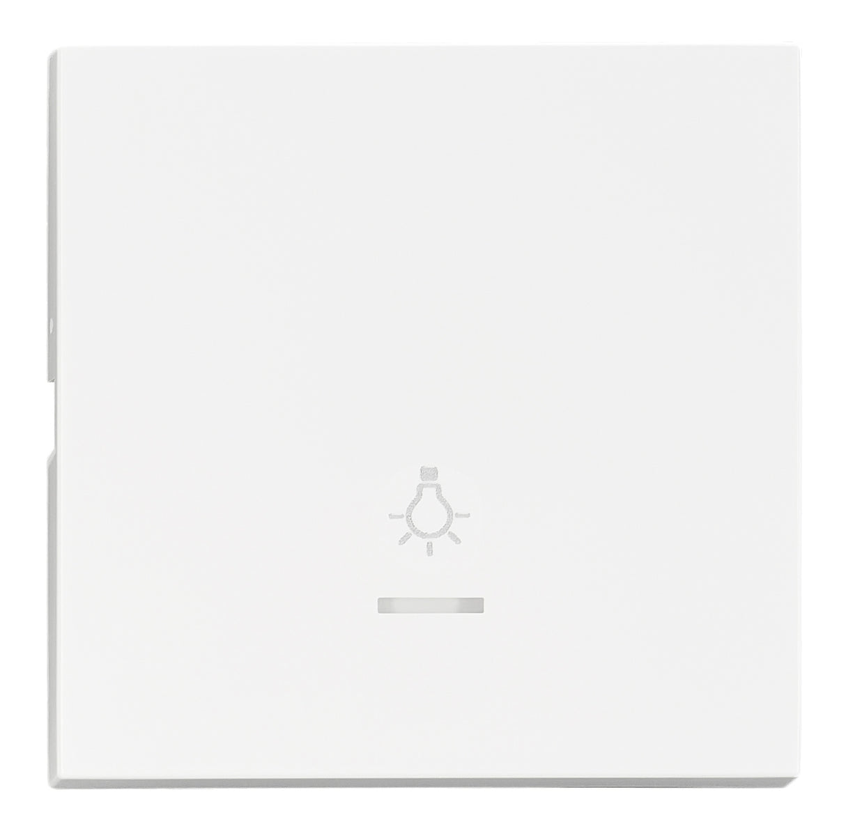 Wippe S 50 mit transparenter Linse, Symbol Licht, weiß