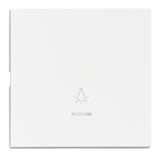 Wippe S 50 mit transparenter Linse, Symbol Licht, weiß