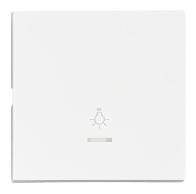 Wippe S 50 mit transparenter Linse, Symbol Licht, weiß