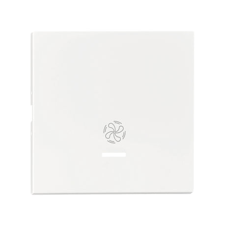 Wippe S 55 mit transparenter Linse, Symbol Lüfter, weiß