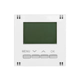 Digitaler Raumthermostat Aufsatz, Heizung, weiß
