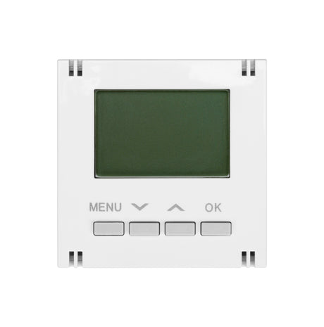 Digitaler Raumthermostat Aufsatz, Heizung, weiß
