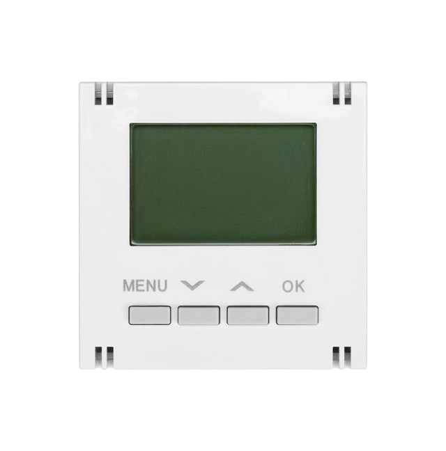 Digitaler Raumthermostat Aufsatz, Heizung, weiß