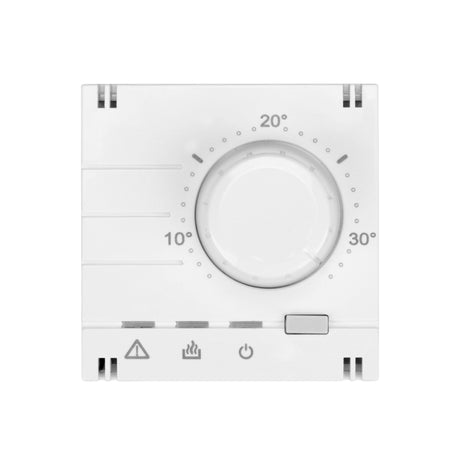 Analoger Raumthermostat Aufsatz, Heizung, weiß