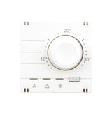Analoger Raumthermostat Aufsatz, Heizung/Kühlung, Weiß