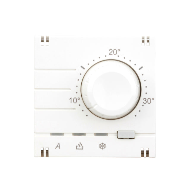 Analoger Raumthermostat Aufsatz, Heizung/Kühlung, Weiß