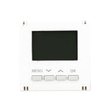 Digitaler Raumthermostat Aufsatz, Heizung/Kühlung, Weiß