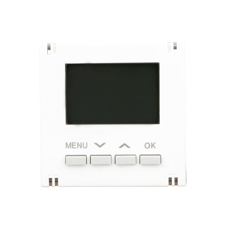 Digitaler Raumthermostat Aufsatz, Heizung/Kühlung, Weiß