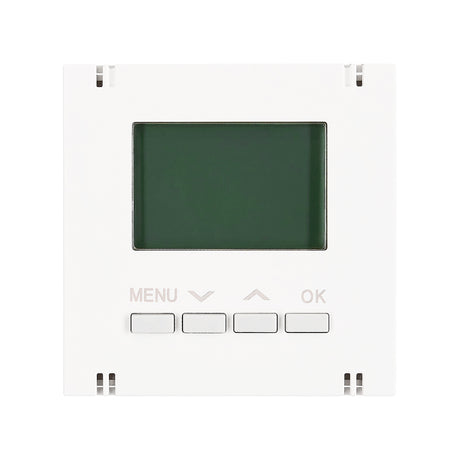 Digitaler Raumthermostat Aufsatz, Heizung, weiß