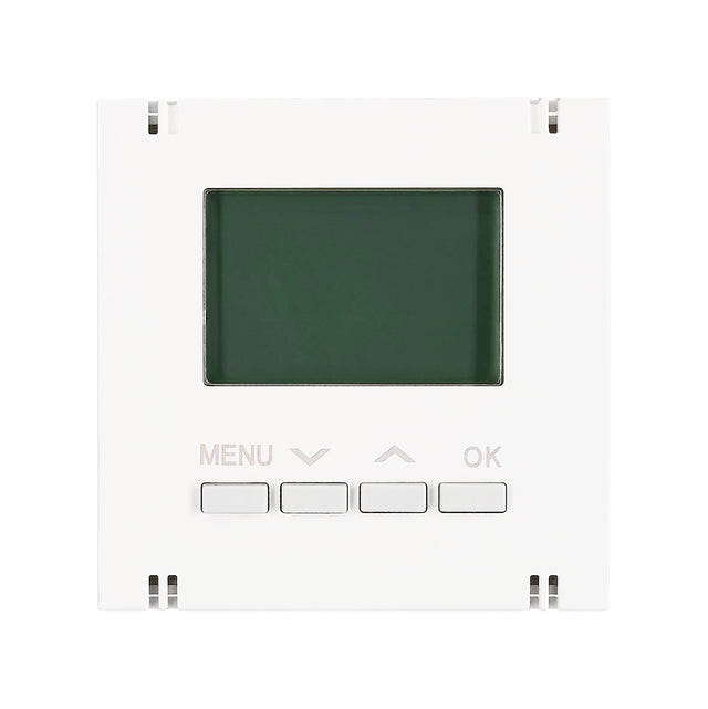 Digitaler Raumthermostat Aufsatz, Heizung, weiß