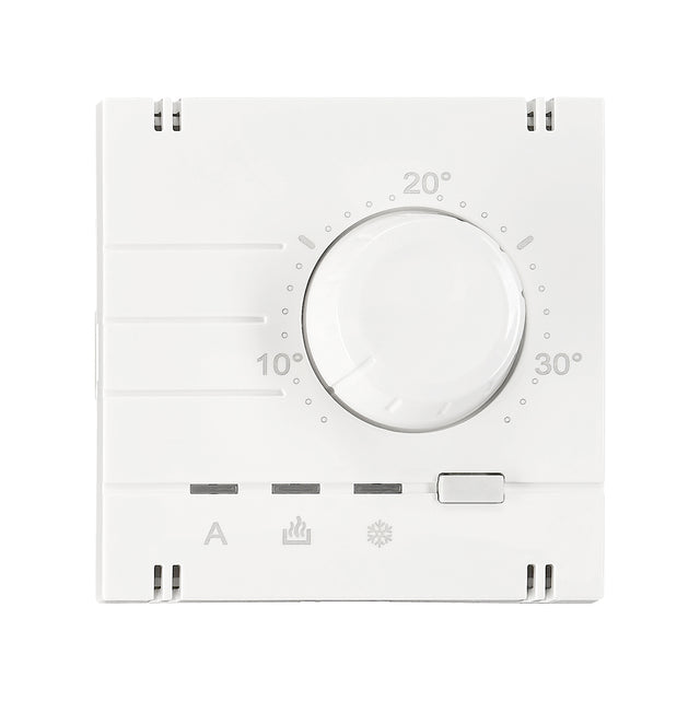 Analoger Raumthermostat Aufsatz, Heizung/Kühlung, Weiß