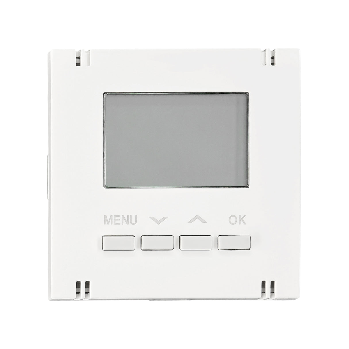 Digitaler Raumthermostat Aufsatz, Heizung/Kühlung, Weiß