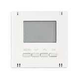 Digitaler Raumthermostat Aufsatz, Heizung/Kühlung, Weiß