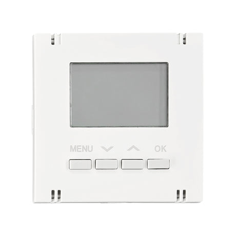 Digitaler Raumthermostat Aufsatz, Heizung/Kühlung, Weiß