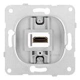HDMI Einsatz, mit Keystone