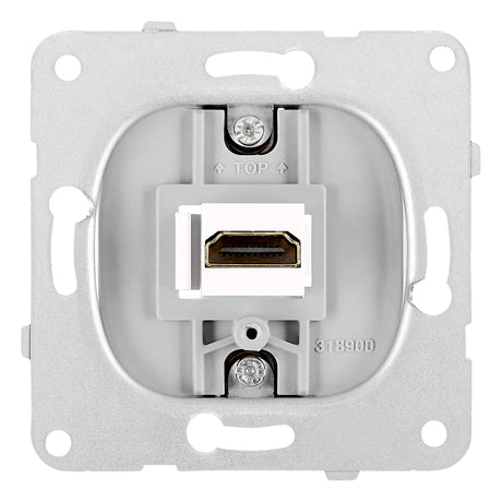 HDMI Einsatz, mit Keystone
