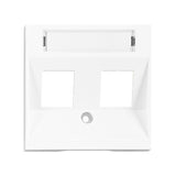 Abdeckung für RJ45 Toolless Line Module, 1-fach, weiß