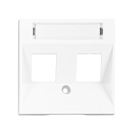 Abdeckung für RJ45 Toolless Line Module, 1-fach, weiß