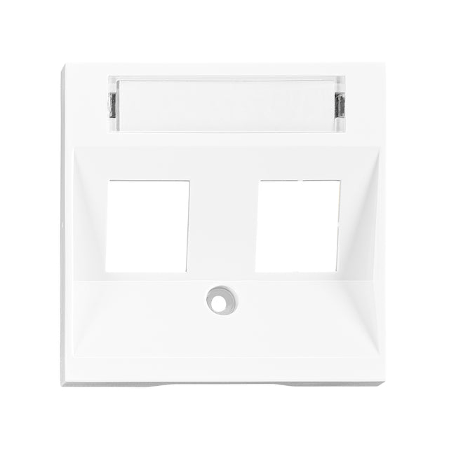 Abdeckung für RJ45 Toolless Line Module, 1-fach, weiß