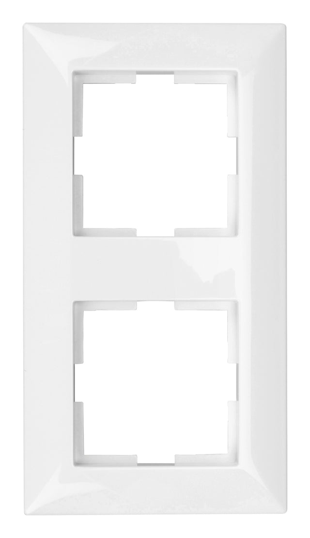 Rahmen 2-fach, Design CLASSIC, weiß