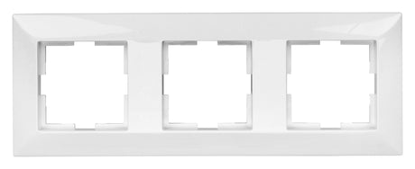 Rahmen 3-fach, Design CLASSIC, weiß