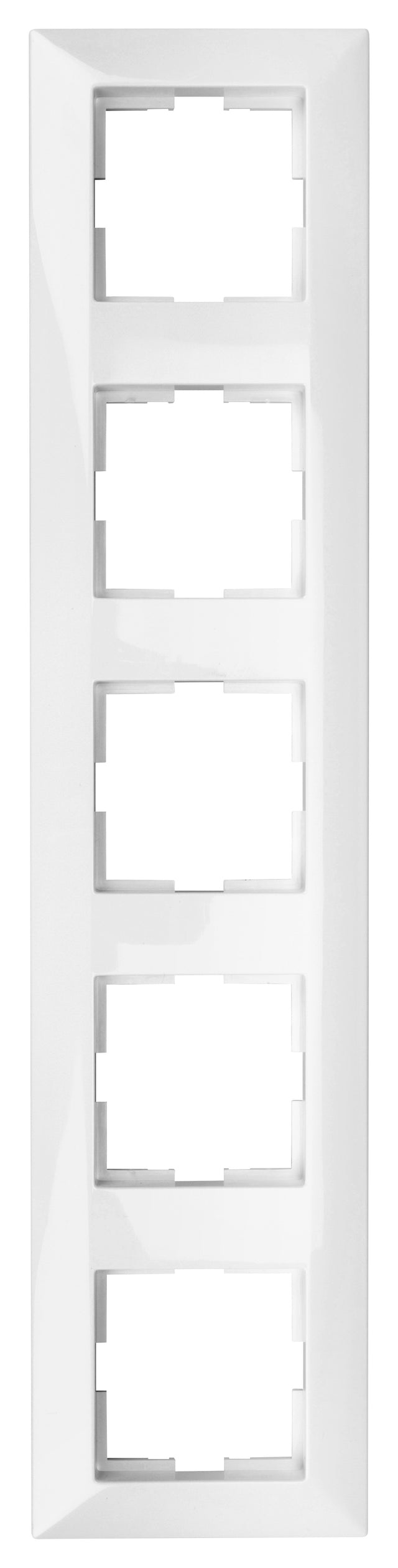 Rahmen 5-fach, Design CLASSIC, weiß